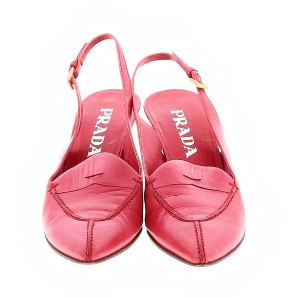 Prada Pink Slingback Shoes - Picture 1 of 2
